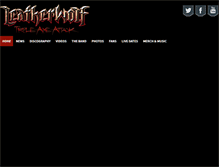 Tablet Screenshot of leatherwolfmetal.com